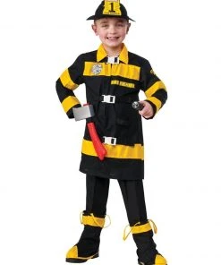 Rubie's Fire Fighter Deluxe Costume For Kids