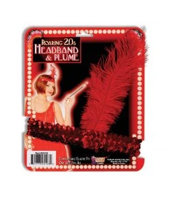 Forum Novelties New Year's Eve Flapper Roaring 20's Headband & Plume