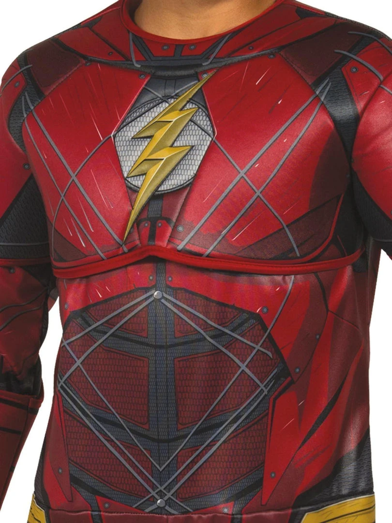 Rubie's Flash Deluxe Costume For Kids - Warner Bros Justice League 4 Rubie's Flash Deluxe Costume For Kids - Warner Bros Justice League