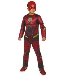 Rubie's Flash Deluxe Costume For Kids - Warner Bros Justice League