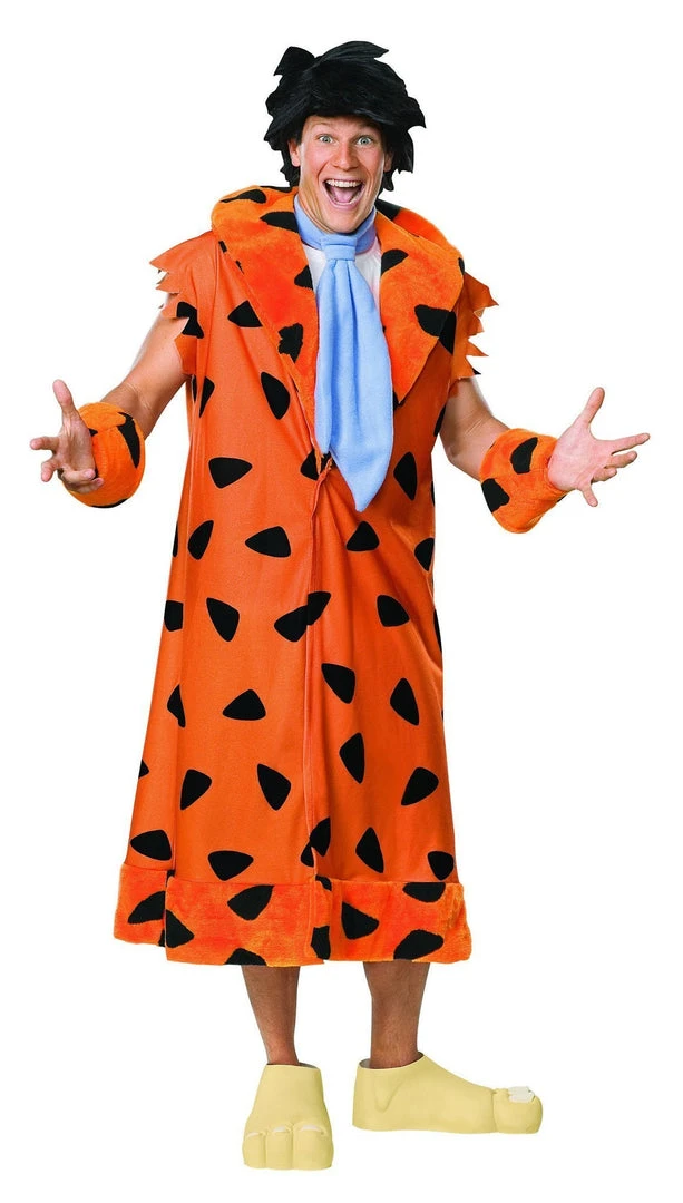 Rubie's Letter F Costumes Fred Flintstone Deluxe Costume For Adults - Warner Bros The Flintstones 3 Rubie's Letter F Costumes Fred Flintstone Deluxe Costume For Adults - Warner Bros The Flintstones