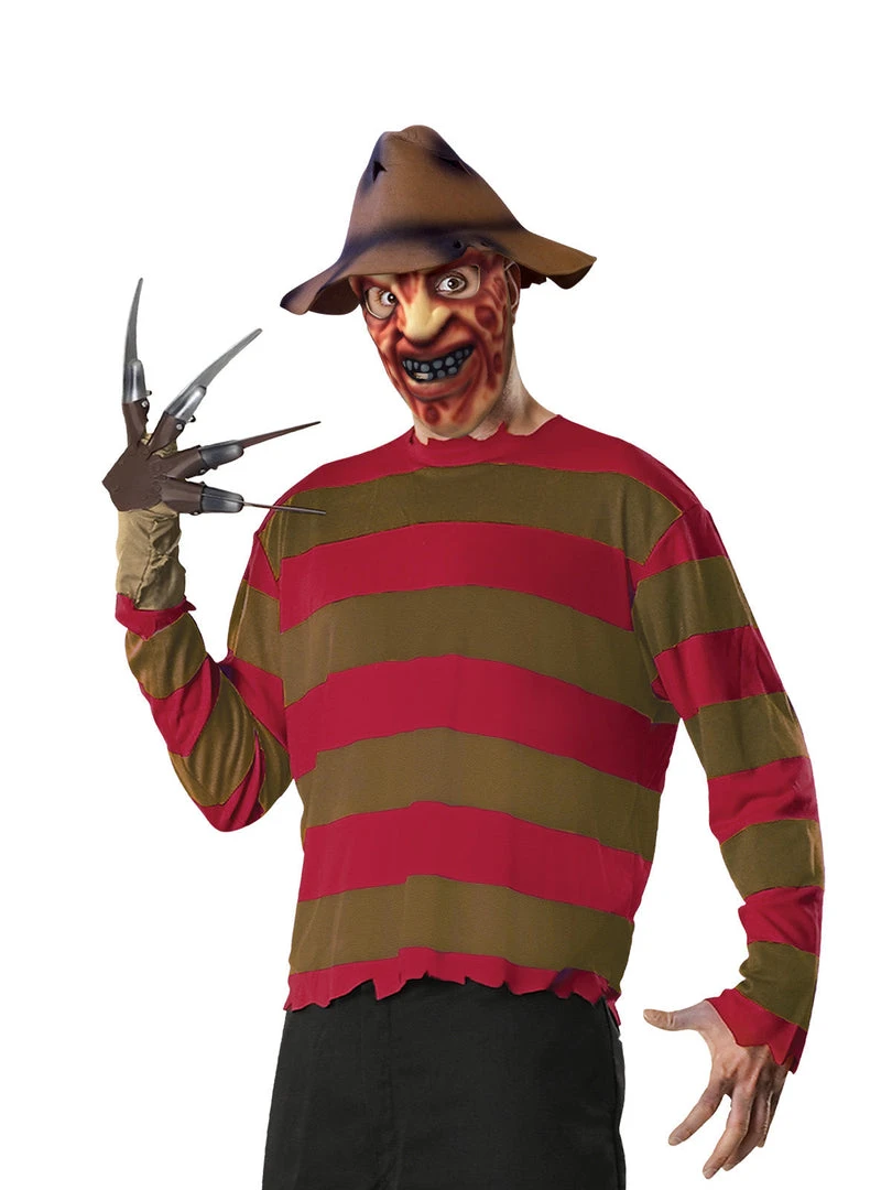 Rubie's Freddy Krueger Costume Set For Adults - Warner Bros Nightmare On Elm St 3 Rubie's Freddy Krueger Costume Set For Adults - Warner Bros Nightmare On Elm St