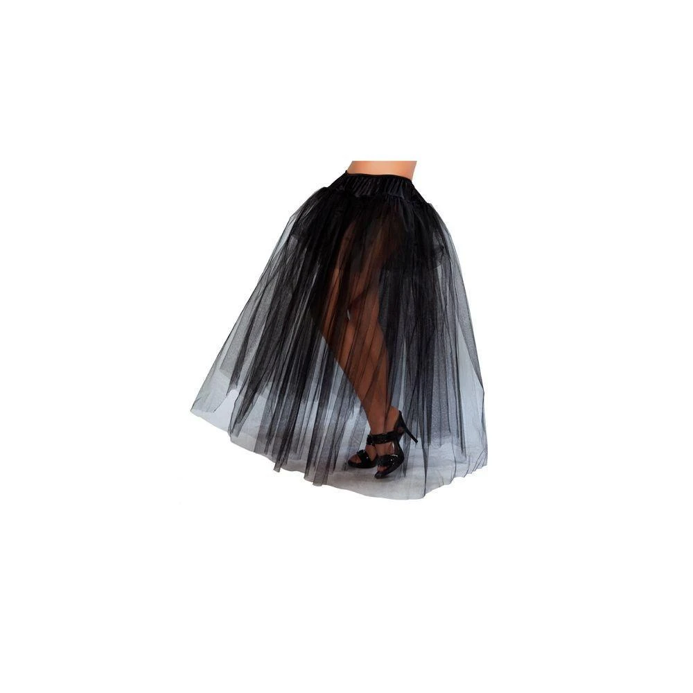 Roma Full Length Black Petticoat For Adults 3 Roma Full Length Black Petticoat For Adults