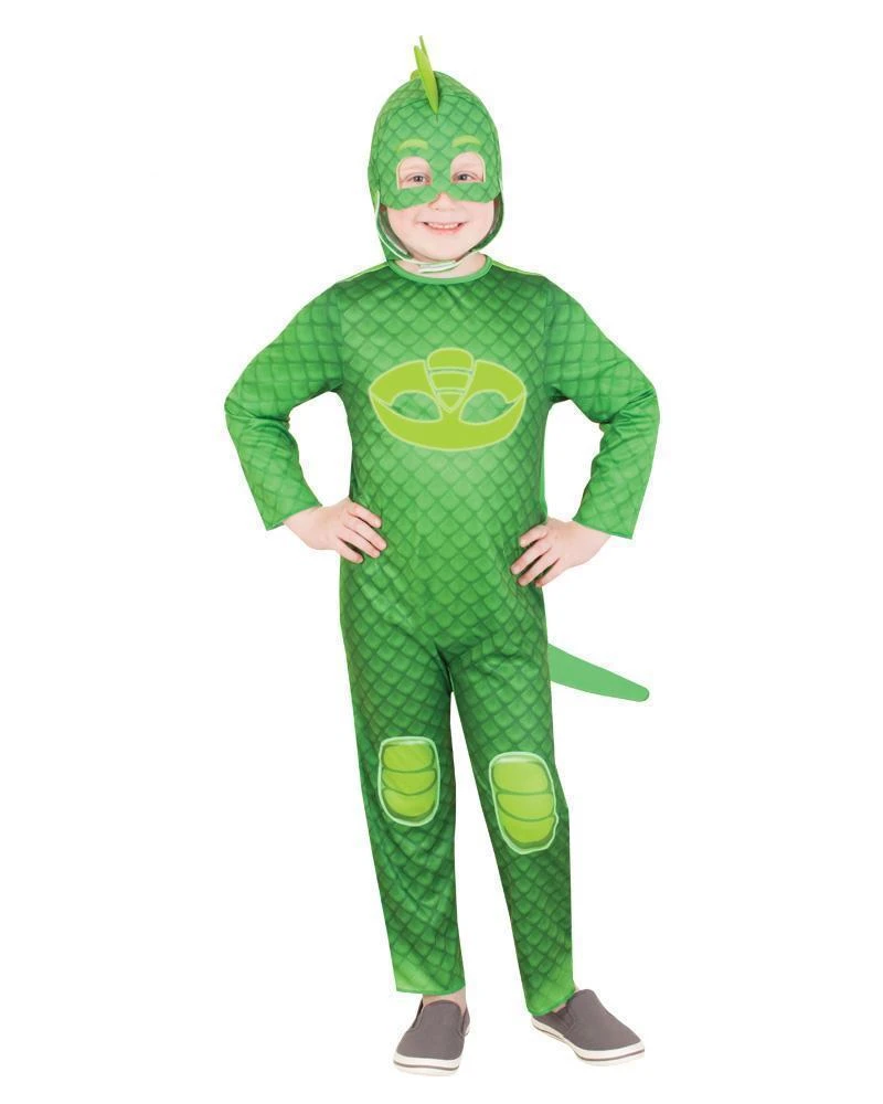 Rubie's Gekko Glow In The Dark Costume For Kids - PJ Masks 3 Rubie's Gekko Glow In The Dark Costume For Kids - PJ Masks