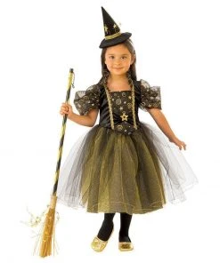 Rubie's Golden Star Witch Costume For Kids