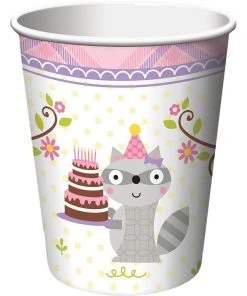 Creative Converting Happy Woodland Girl 9oz Cups Accessories