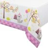 Creative Converting Happy Woodland Girl Plastic Table Cover Accessories