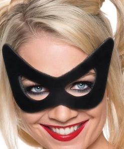 Rubie's Harley Quinn Eye Mask For Adults - Warner Bros DC Comics