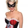 Rubie's Harley Quinn Eye Mask For Adults - Warner Bros DC Comics