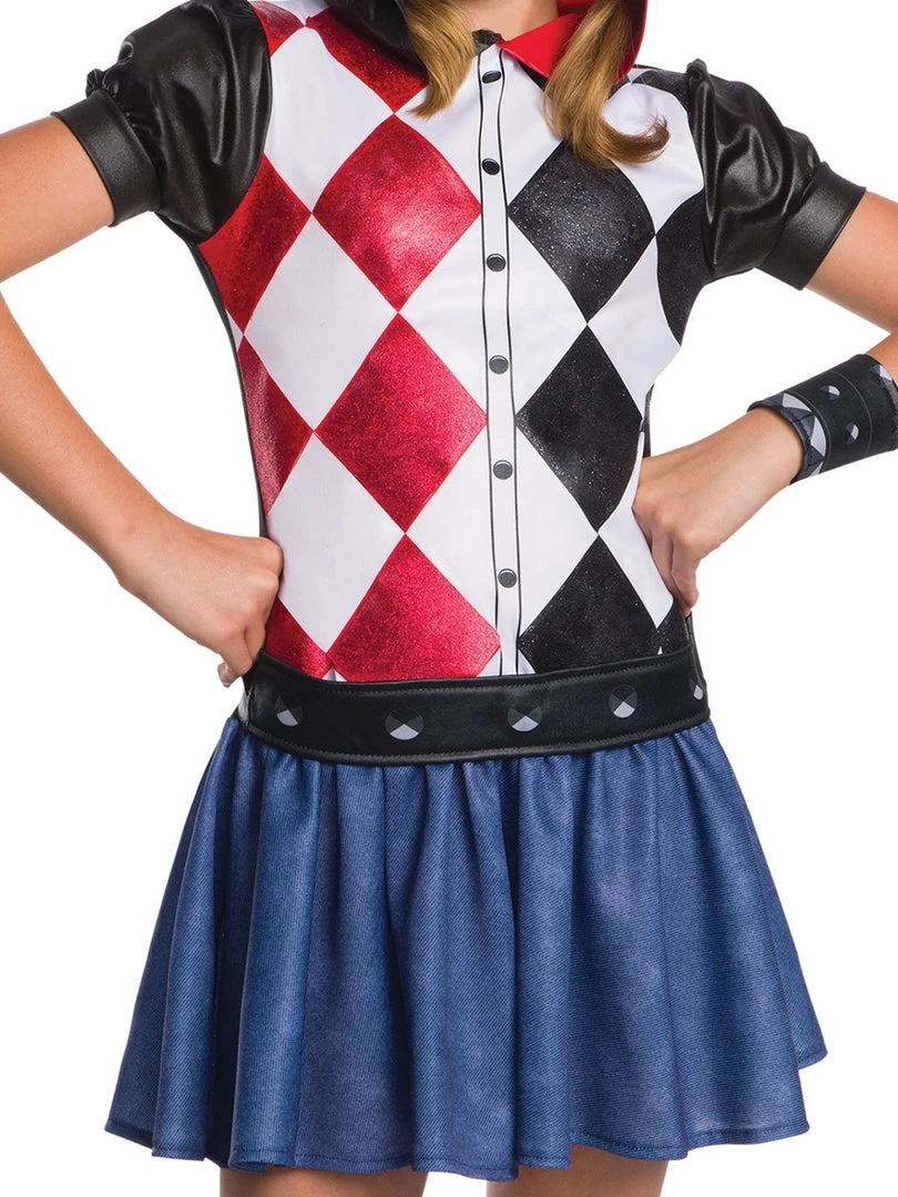 Rubie's Harley Quinn Hoodie Costume For Kids - Warner Bros DC Super Hero Girls 5 Rubie's Harley Quinn Hoodie Costume For Kids - Warner Bros DC Super Hero Girls