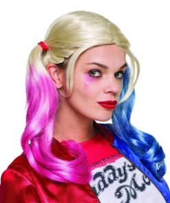 Rubie's Harley Quinn Wig For Adults - Warner Bros Suicide Squad