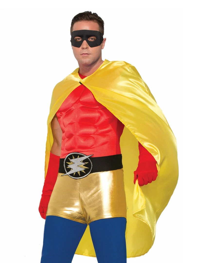 Forum Novelties Hero Cape Yellow For Adults 3 Forum Novelties Hero Cape Yellow For Adults