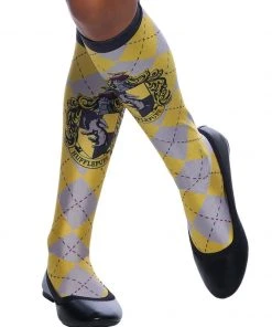 Rubie's Hufflepuff Costume Socks For Teens & Adults - Warner Bros Harry Potter
