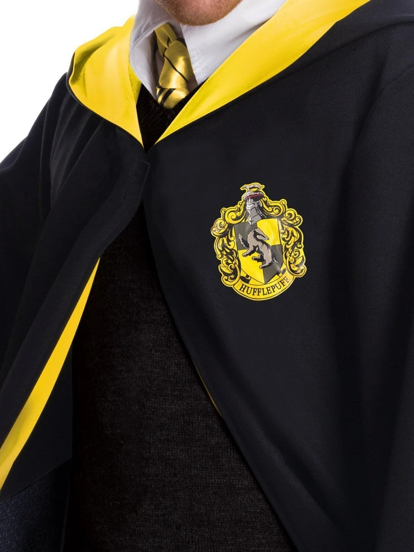 Rubie's Hufflepuff Deluxe Robe For Adults - Warner Bros Harry Potter 4 Rubie's Hufflepuff Deluxe Robe For Adults - Warner Bros Harry Potter