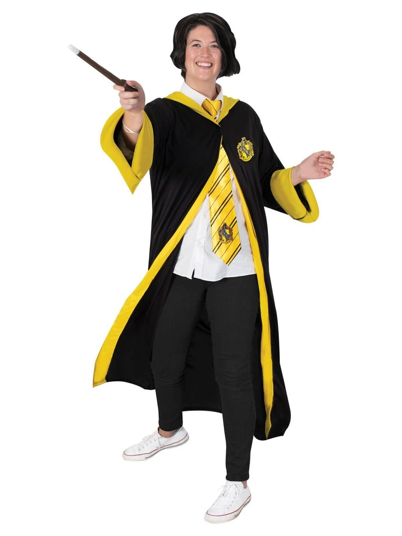 Rubie's Hufflepuff Deluxe Robe For Adults - Warner Bros Harry Potter 3 Rubie's Hufflepuff Deluxe Robe For Adults - Warner Bros Harry Potter