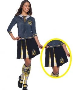 Rubie's Hufflepuff Skirt For Adults - Warner Bros Harry Potter