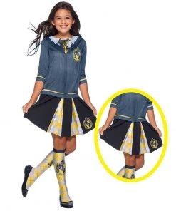 Rubie's Hufflepuff Skirt For Kids - Warner Bros Harry Potter