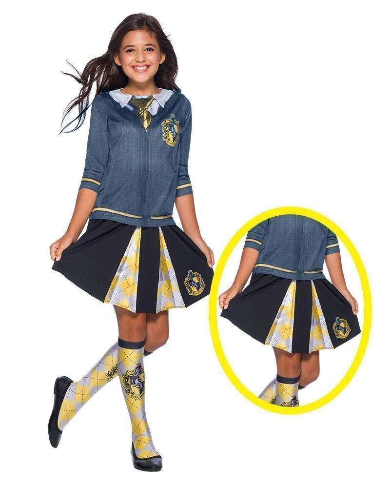 Rubie's Hufflepuff Skirt For Kids - Warner Bros Harry Potter 3 Rubie's Hufflepuff Skirt For Kids - Warner Bros Harry Potter