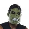 Rubie's Hulk 3/4 Mask For Adults - Marvel Avengers