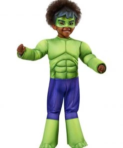 Rubie's Kids Hulk Deluxe Costume For Toddlers - Marvel Spidey & His Amazing Friends