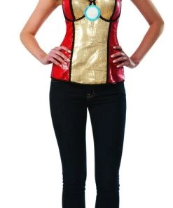 Rubie's Iron Rescue Sequined Corset For Adults - Marvel Avengers