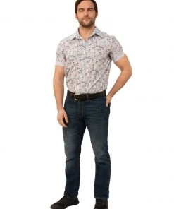 Costume World NZ Sales 33 Rubie's Jim Hopper Hawaiian Shirt For Adults - Netflix Stranger Things