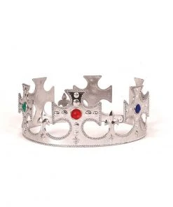 Rubie's King Or Queen Silver Crown For Adults
