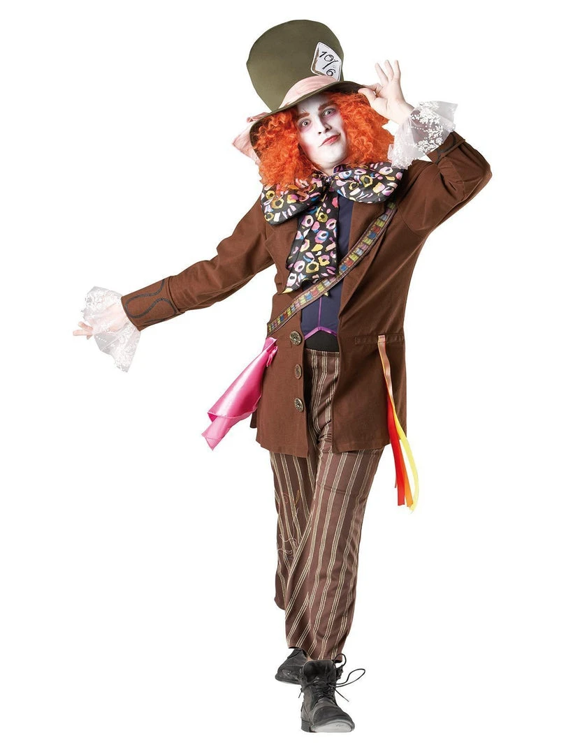 Rubie's Mad Hatter Deluxe Costume For Adults - Disney Alice In Wonderland 3 Rubie's Mad Hatter Deluxe Costume For Adults - Disney Alice In Wonderland