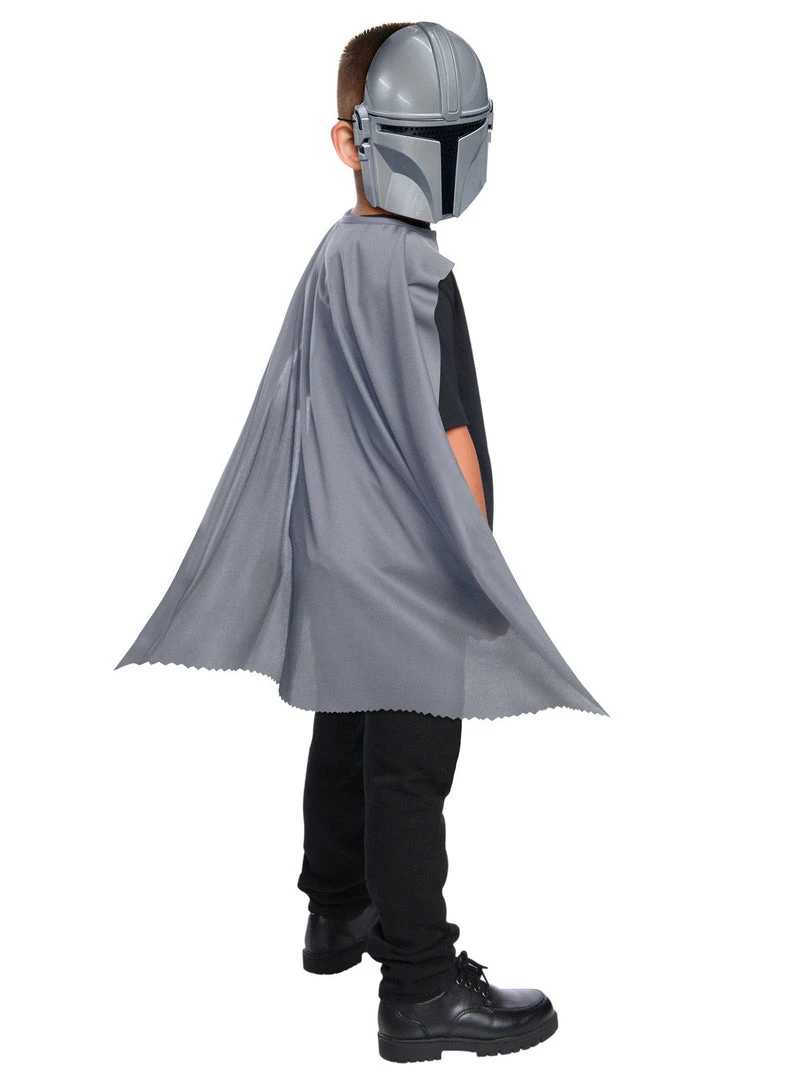 Rubie's Mandalorian Cape & Mask Set For Kids - Disney Star Wars 3 Rubie's Mandalorian Cape & Mask Set For Kids - Disney Star Wars