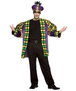 Rasta Imposta Mardi Gras King Costume For Adults