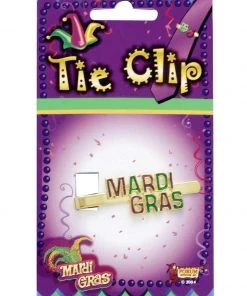 Forum Novelties Mardi Gras Tie Clip Adults