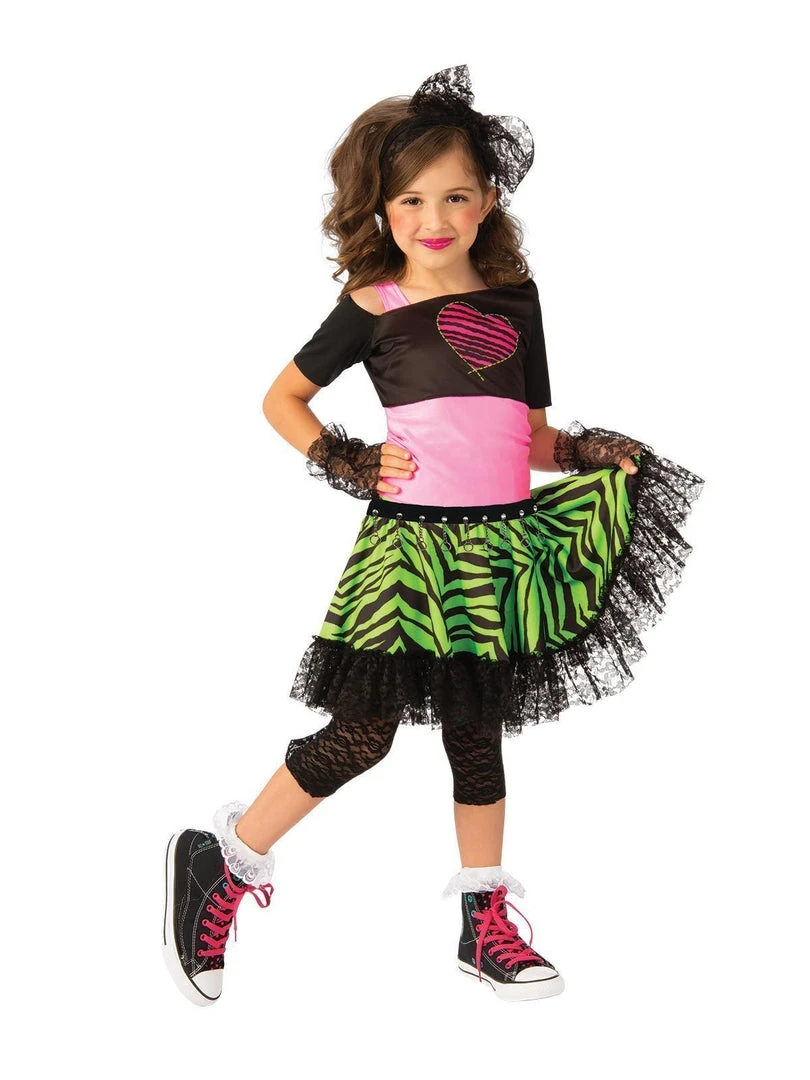 Rubie's Material Girl 80s Costume For Kids 3 Rubie's Material Girl 80s Costume For Kids