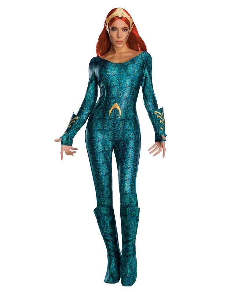 Rubie's Mera Deluxe Costume For Adults - Warner Bros Aquaman 3 Rubie's Mera Deluxe Costume For Adults - Warner Bros Aquaman