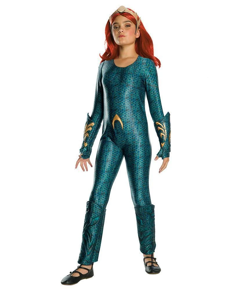 Rubie's Mera Deluxe Costume For Kids - Warner Bros Aquaman 3 Rubie's Mera Deluxe Costume For Kids - Warner Bros Aquaman