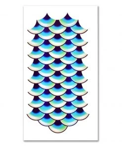 Rubie's Mermaid Scales Large Temporary Tattoo Kit Adults