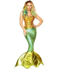 Roma Mermaid Siren Of The Sea Deluxe Costume For Adults