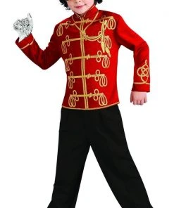 Rubie's Michael Jackson Red Military Jacket For Kids - Michael Jackson