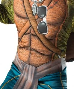 Rubie's Michelangelo Deluxe Costume For Adults - Nickelodeon Teenage Mutant Ninja Turtles