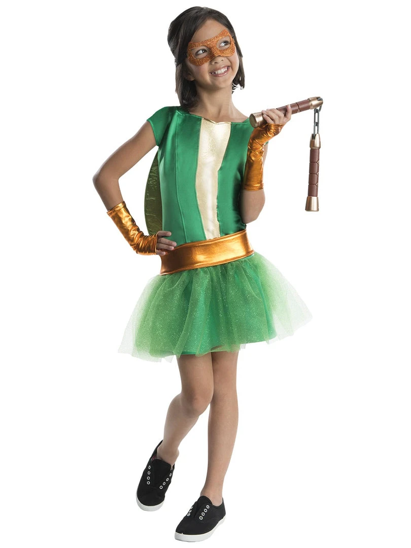 Rubie's Michelangelo Deluxe Tutu Costume For Kids - Nickelodeon Teenage Mutant Ninja Turtles 3 Rubie's Michelangelo Deluxe Tutu Costume For Kids - Nickelodeon Teenage Mutant Ninja Turtles