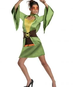 Costume World NZ Sales 35 Rubie's Michelangelo Kimono Costume For Adults - Nickelodeon Teenage Mutant Ninja Turtles
