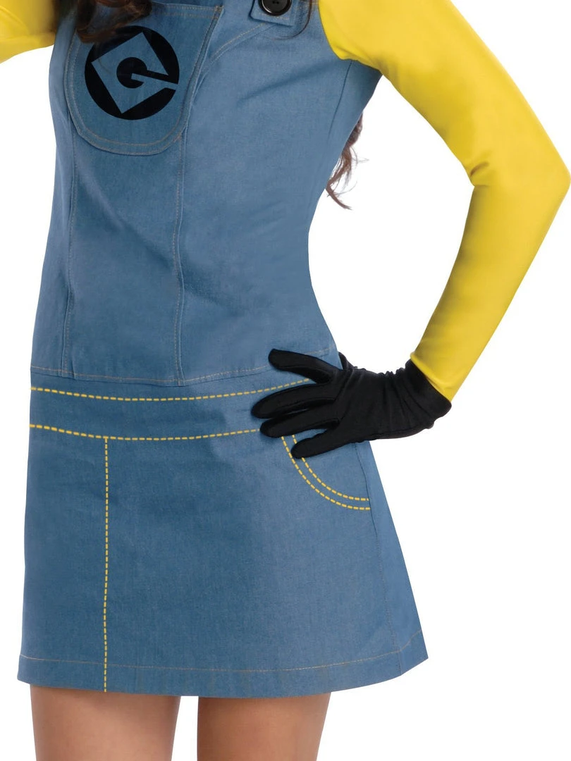 Rubie's Minion Girl Costume For Adults - Universal Despicable Me 5 Rubie's Minion Girl Costume For Adults - Universal Despicable Me
