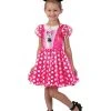 Rubie's Minnie Mouse Pink Deluxe Costume For Toddlers & Kids - Disney Mickey Mouse