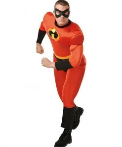 Rubie's Mr Incredible Deluxe Costume For Adults - Disney Pixar The Incredibles 2
