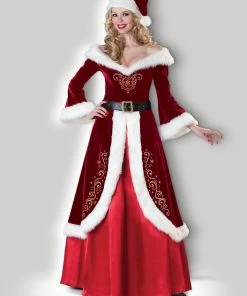 Incharacter Costumes Mrs St Nick Costume For Adults