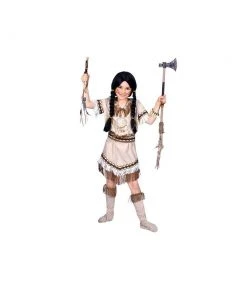 Funny Fashion Native American Princess Running Bear Costume For Kids