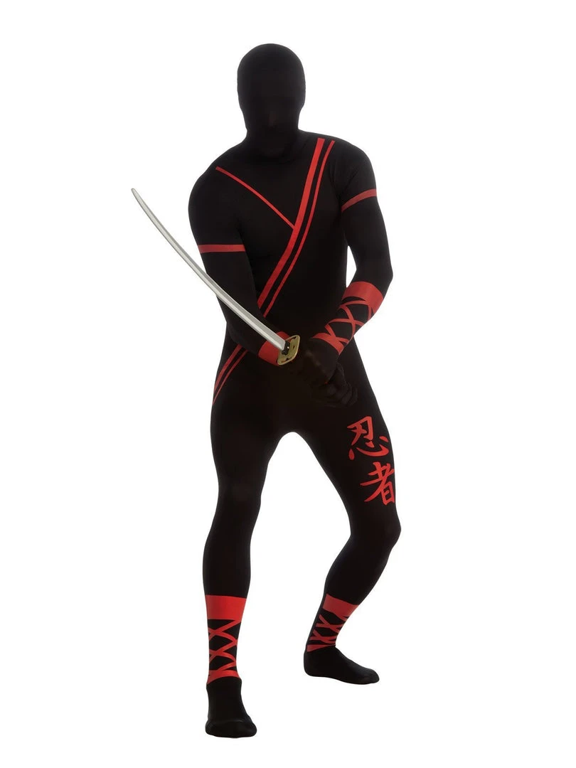 Rubie's Ninja 2nd Skin Suit For Adults 3 Rubie's Ninja 2nd Skin Suit For Adults