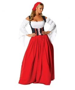 Roma Oktoberfest Swiss Miss Costume For Adults