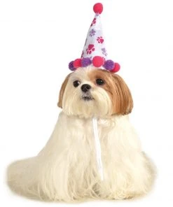 Rubie's Paw Print Birthday Girl Pet Hat