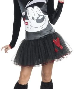 Rubie's Pepe Le Pew Hooded Tutu Costume For Adults - Warner Bros Looney Tunes