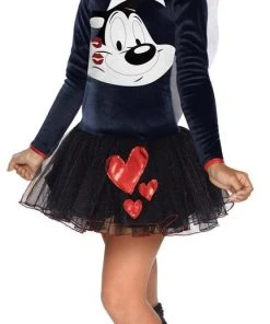 Rubie's Pepe Le Pew Hooded Tutu Costume For Kids - Warner Bros Looney Tunes